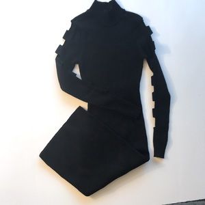 Almost Famous Black Sweater Dress